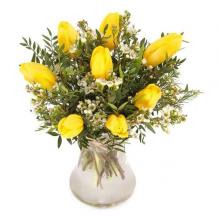 8 tulips vase
